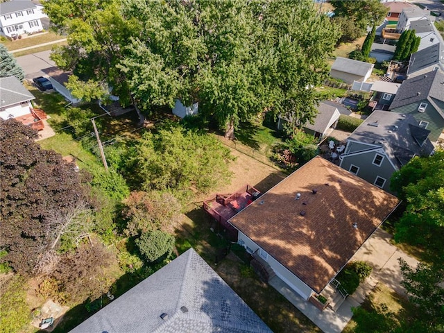 drone / aerial view featuring a residential view