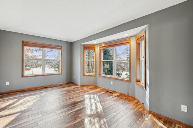 5492 Garden Hills Dr, Saint Augusta, MN 56301 - spare room featuring baseboards and wood-type flooring