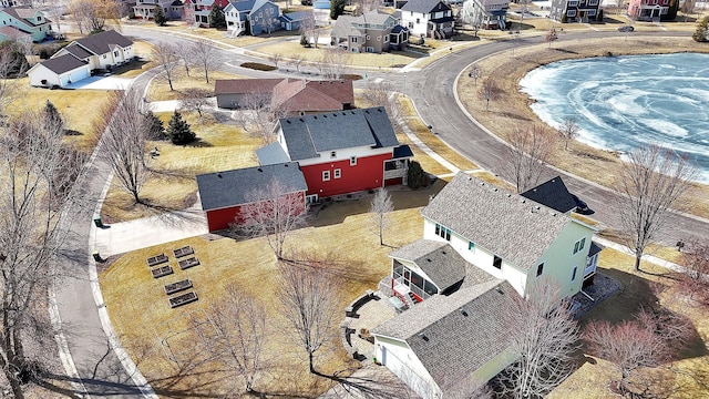 bird's eye view featuring a residential view