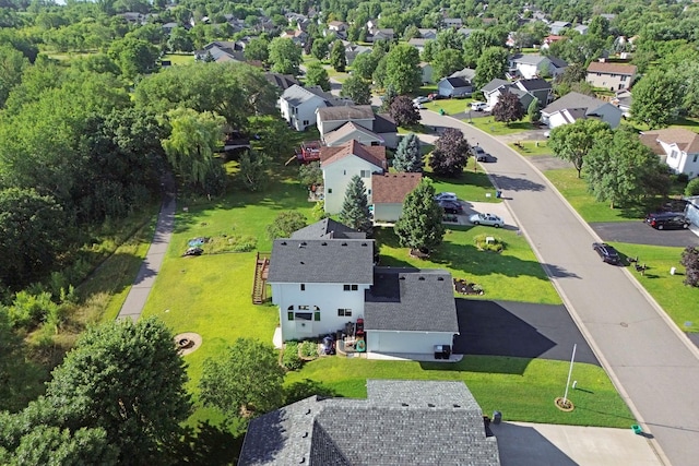 birds eye view of property featuring a residential view