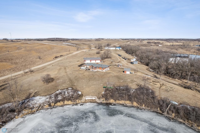 bird's eye view featuring a rural view