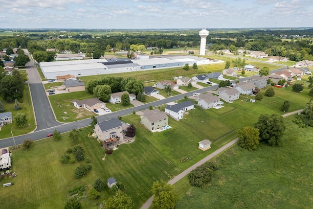 drone / aerial view featuring a residential view