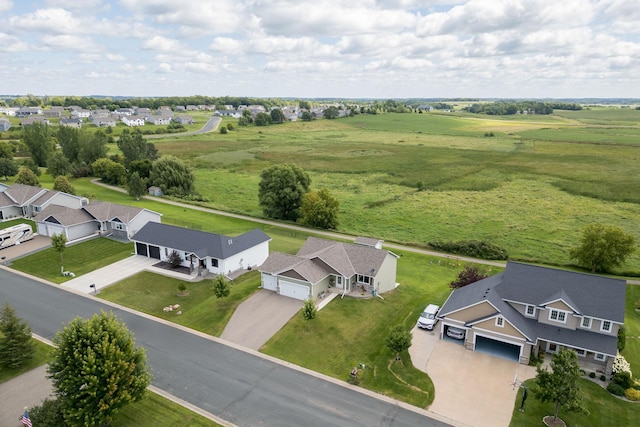 bird's eye view featuring a residential view