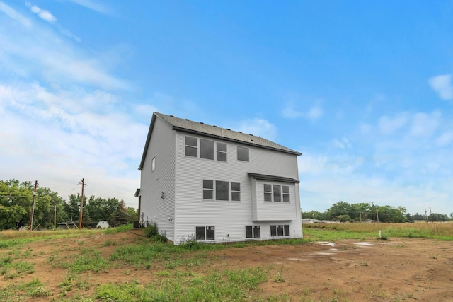 view of back of property