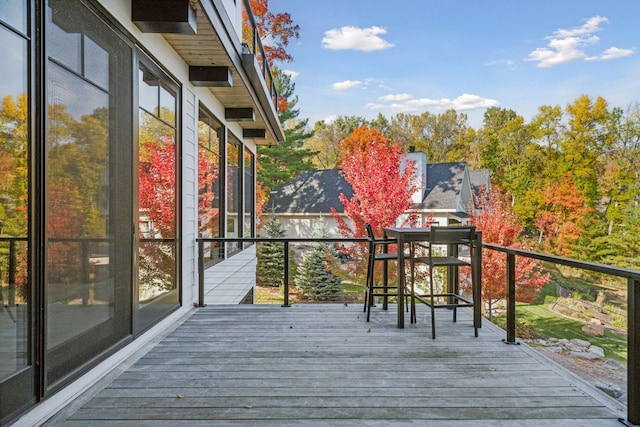 view of deck