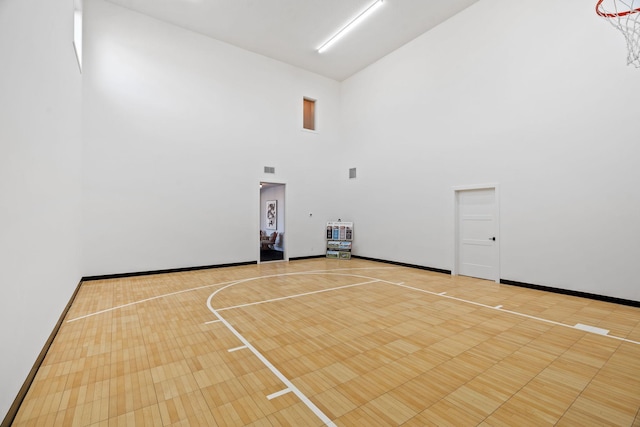 view of sport court with community basketball court