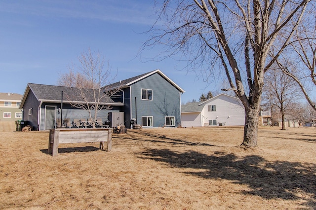 view of rear view of property