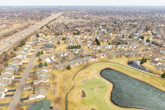 drone / aerial view featuring a residential view