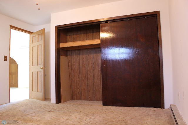 203 4th St, Argusville, ND 58005 - closet with a baseboard heating unit