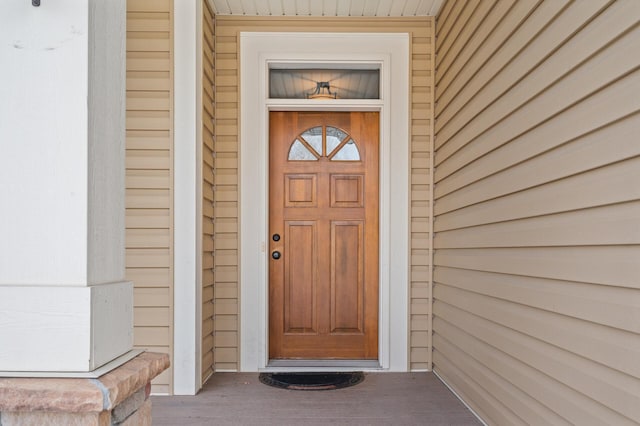 view of entrance to property