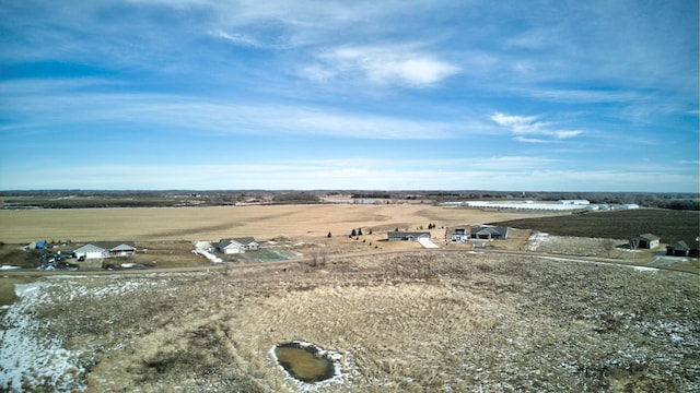 drone / aerial view featuring a rural view