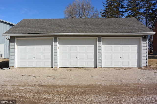 5501 70th St, Glencoe, MN 55336 - view of detached garage