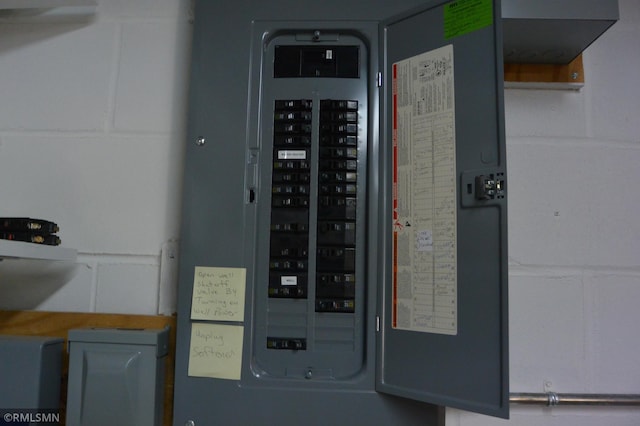 5501 70th St, Glencoe, MN 55336 - utility room featuring electric panel