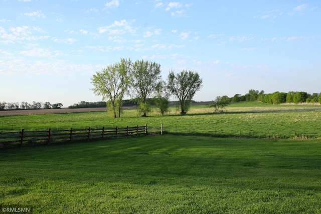 5501 70th St, Glencoe, MN 55336 - view of yard with a rural view