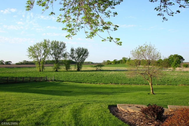 5501 70th St, Glencoe, MN 55336 - view of yard featuring a view of rural / pastoral area