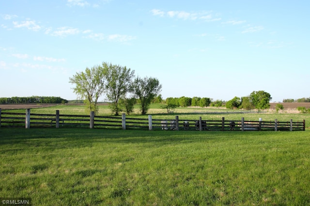 5501 70th St, Glencoe, MN 55336 - view of yard with a view of countryside