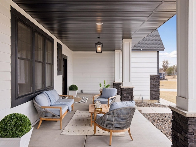 16419 Kiska St NE, Ham Lake, MN 55304 - view of covered porch