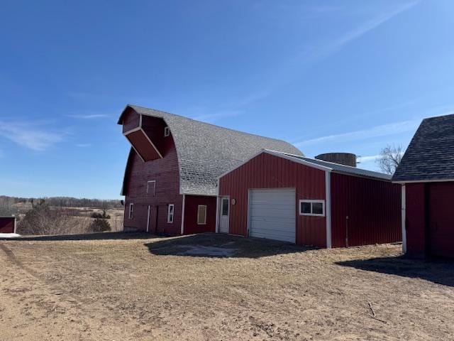 view of barn