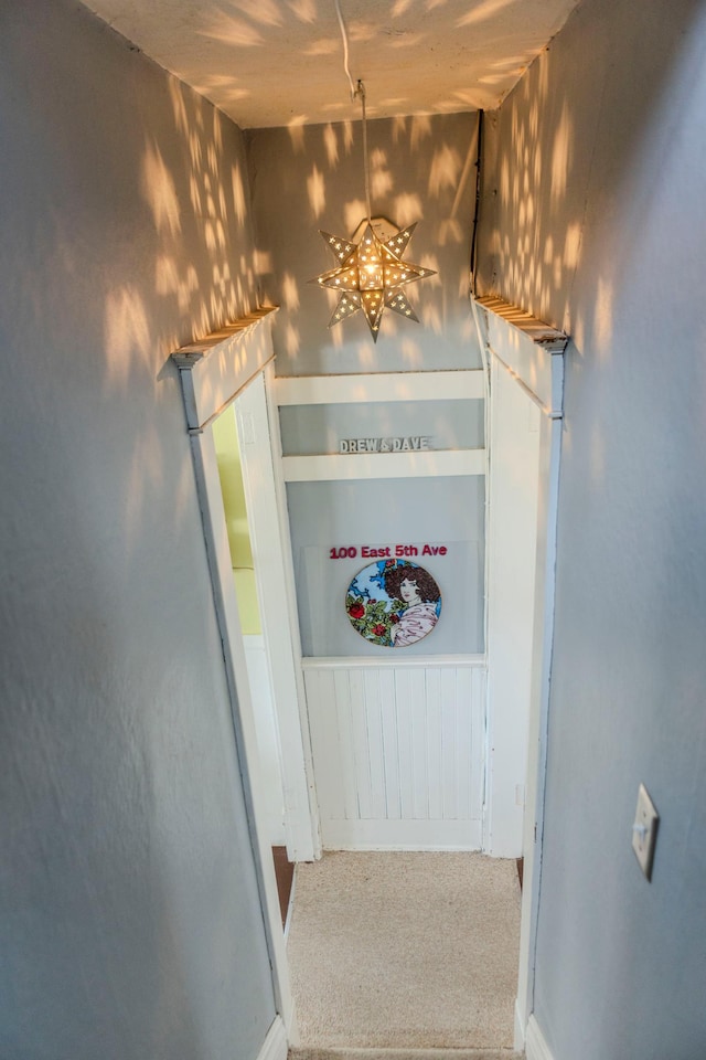 interior space with carpet floors