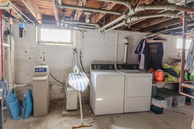 laundry area featuring laundry area and separate washer and dryer