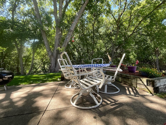 view of patio / terrace featuring outdoor dining space