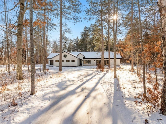 1555 Redstone Trl SW, Loon Lake Twp, MN 56472 - view of front of house featuring board and batten siding