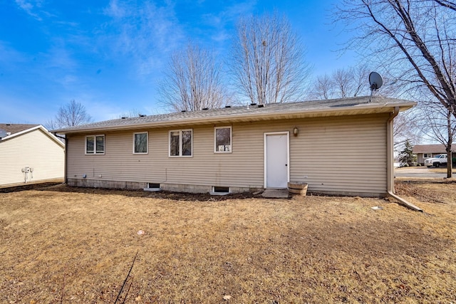 view of rear view of house