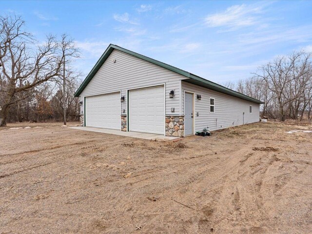 9529- 20th St, Saint Mathias Twp, MN 56449 - view of detached garage