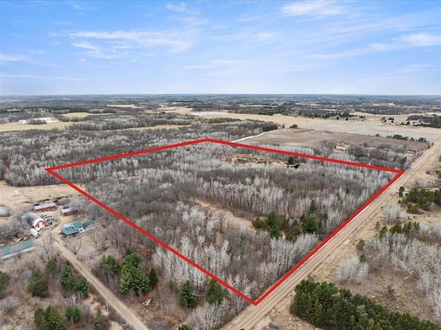 9529- 20th St, Saint Mathias Twp, MN 56449 - drone / aerial view featuring a rural view