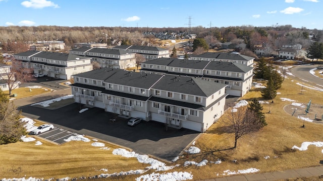 bird's eye view featuring a residential view