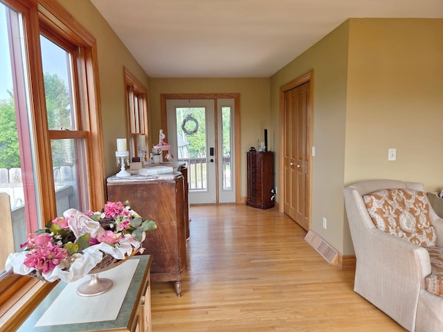 17634 240th St, Hutchinson Twp, MN 55350 - entryway featuring light wood finished floors and baseboards