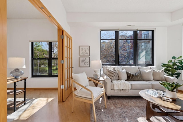 interior space featuring wood finished floors