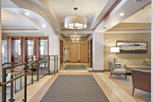 view of community lobby