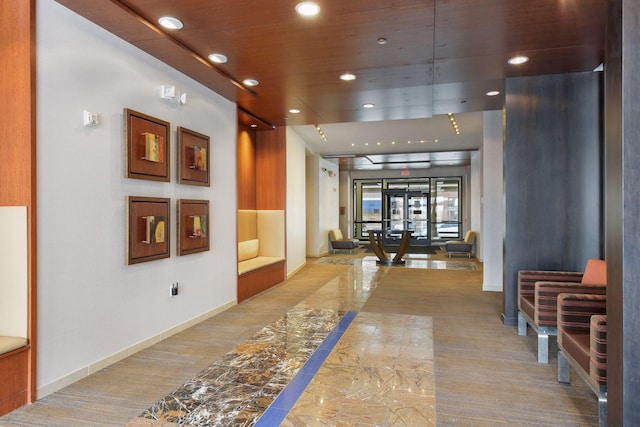view of lobby