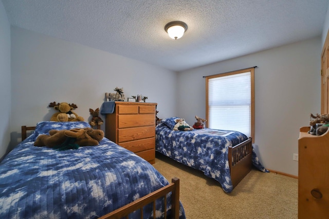 8403 Red Pine Cir, Baxter, MN 56425 - bedroom with carpet floors and a textured ceiling