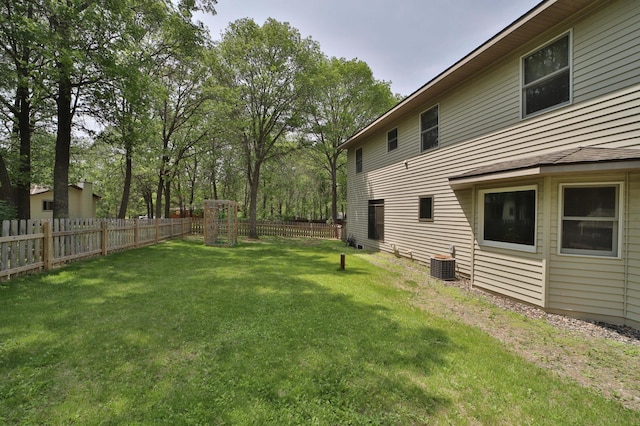 8403 Red Pine Cir, Baxter, MN 56425 - view of yard with central AC