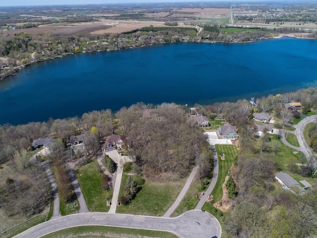3694 Iona Way SW, Alexandria, MN 56308 - bird's eye view with a water view and a residential view