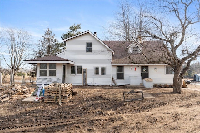 view of rear view of property