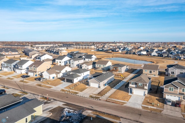 drone / aerial view featuring a residential view