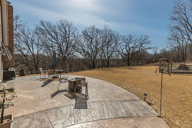 view of patio / terrace with outdoor dining space