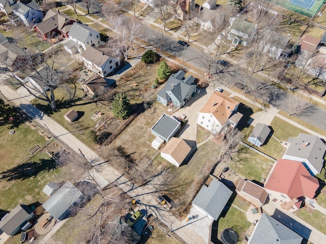 drone / aerial view featuring a residential view