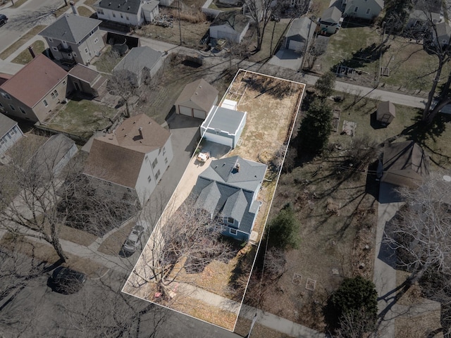 drone / aerial view featuring a residential view