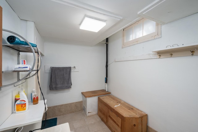 bathroom featuring tile patterned floors