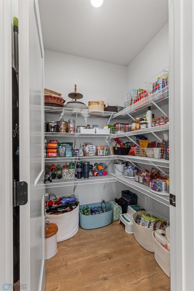 view of pantry