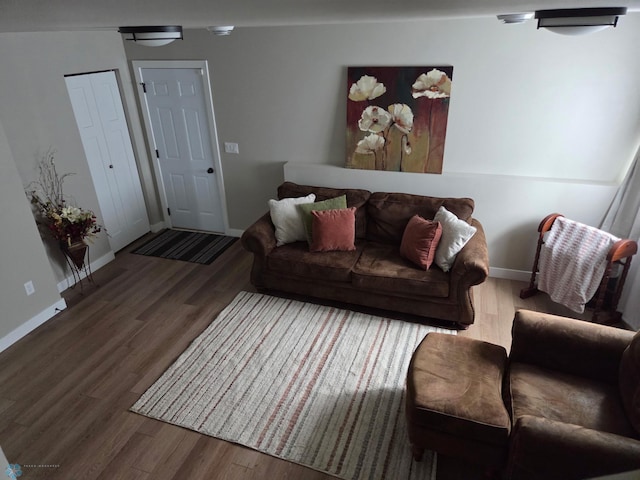6746 Joseph St, Horace, ND 58047 - living area featuring wood finished floors and baseboards