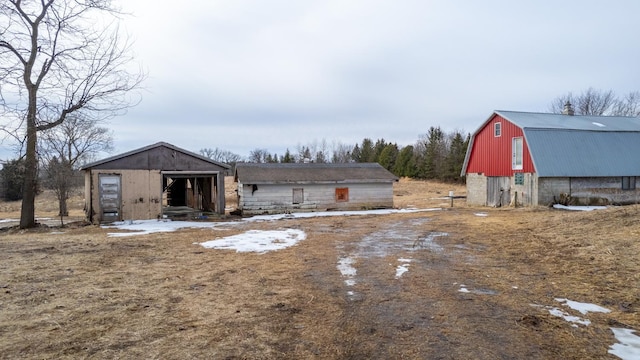 view of barn