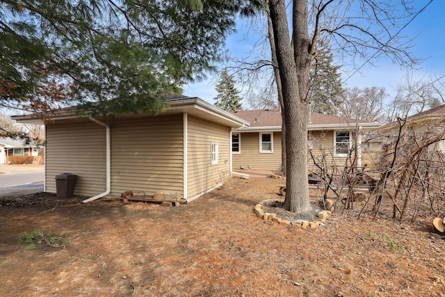 view of back of property