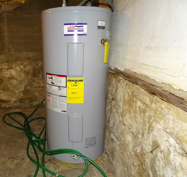 utilities featuring electric water heater