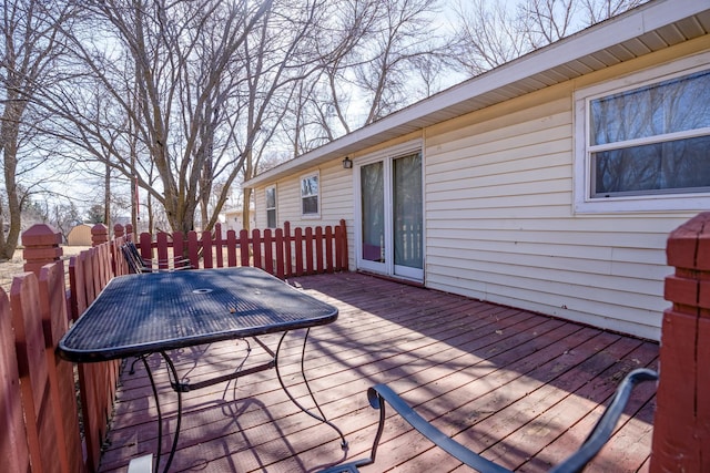 view of deck