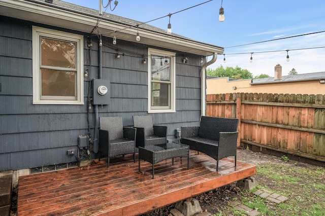 5413 42nd Ave S, Minneapolis, MN 55417 - deck featuring an outdoor hangout area